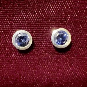 Michael Hill blue CZ studs